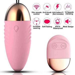 Nxy Balls Bolas Sex Toys para Mulher Sem Fio Controle Remoto 10 Velocidades Vibrando Ovo Clitóris Estimulador Vaginal Massagem Bola G- Spot Vibrators1111