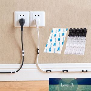 20pcs fio de armazenamento de arame fivela organizador de gestão de fivela garantindo cabo de braçadeira de cabos de alojamento de linha de dados de linha de acabamento Ferramenta fixa