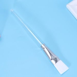 Eyelash Curler Professional Facial Mask Brushes Transparent Crystal Rod Synthetic Face Applicator Brush For Application Or