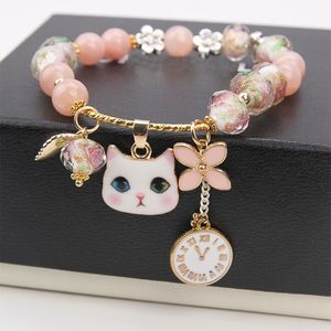 HOVANCI S925 sier kids bracelet jewelry kids beaded bracelet adjustable cartoon princs bracelets for kids