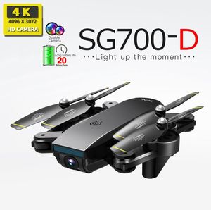 SG700D Drone 4K HD Dual Câmera Wi-Fi Transmissão FPV Fluxo ótico RC Helicóptero Drones Câmera RC Drone Quadcopter Dron Brinquedo