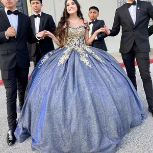 Charro Vestidos de XV Años Quinceanera Vestido Bola Vestido Lantejoulas Laço Mexicano Negro Meninas Mexicanas Aniversário Doce 15 Vestidos