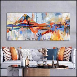 Watercolor Sexy Woman Body Oil Painting On Canvas Colorf Abstract Wall Art For Living Room Home Decor Lord Buddha Pictures Drop Delivery 202