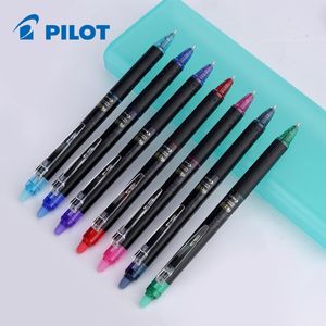 Penne gel 8PCS Japan PILOT BLRT-FRP5/color Push Needle Tube Type Temperature Control Ink Penna cancellabile 0.5mm