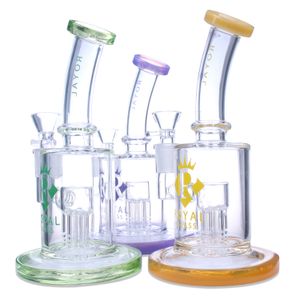 Royal Glass Bong Cokahs 7.5 '' 6 оружия перколяторные буровые установки Установка монтажа 14,5 мм мужская мужская водяная труба