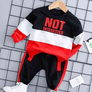 Bear Leader Infant Clothing for Baby Girls Clothes Set Autumn Winter Baby Boys Clothes T-shirt Pants Outfits Suit Baby Costume 210326