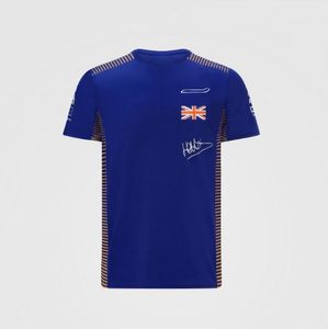 F1レーシングチームTシャツポリエステルクイック乾燥ショートスリーブ車ファン同じスタイルをカスタマイズできます