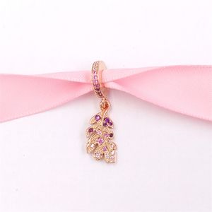 Andy Jewel Authentic 925 Серебряные серебряные бусинки Pandora Oak Leaf Dangle Charms подходит для европейских ювелирных изделий в стиле Pandora.