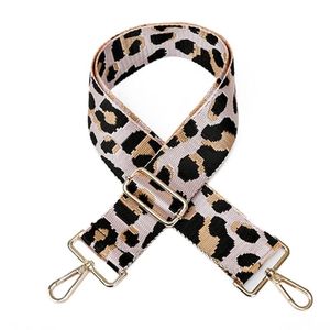 Bag Parts & Accessories Leopard Print Adjustable Handbag Shoulder Strap Replacement With Swivel Hooks 20CA