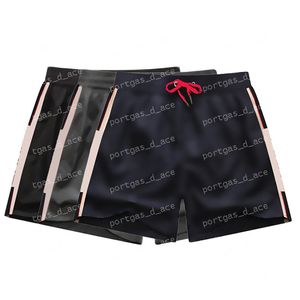 Karışık Tahta toptan satış-Tam harfler jakarlı şort erkek moda rahat temel şort yaz erkekler için rahat spor plaj pantolon