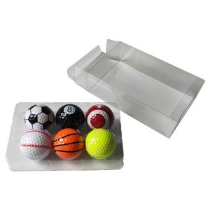 Wholesale soft golf balls for sale - Group buy Golf Balls Bulk Practice Yellow Drawing Box Soft Training Outdoor Gifts Bolas Decorativas Accessories DL6GEF