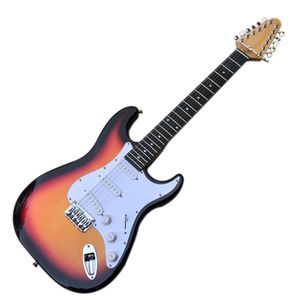 Factory Outlet-12 Strings Tobacco Sunburst Electric Guitar, Rosewood Fretboard