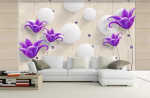 Simplicity Stereoscopic 3D Wallpaper Modern Children's Bedroom Murals Boys Kids Wall Stickers Home Decor