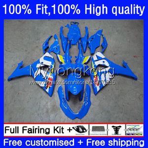 Einspritzung für Suzuki GSXR 1000CC 1000 Hellblau CC 2009 2010 2011 2012 2013 2015 2016 Körper 28No.126 K9 GSXR-1000 GSX-R1000 09-16 GSXR1000 09 10 11 12 13 14 16 OEM-Verkleidung