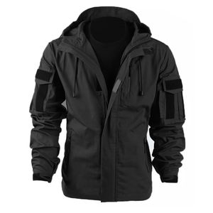 Männer Windjacke Taktische Wasserdichte Militär Mit Kapuze Wasserdicht Wind Breaker Casual Mantel Männliche Kleidung Herbst Jacken Männer 211217