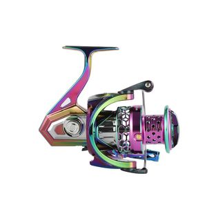 Baitcasting Reels Q&L One Way Ball Bearing All Metal 2000-12000 Spinning Reel Feeder Trolling Fishing Casting High Speed 30kg Max Darg