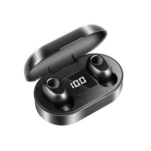 Kulaklık DT-13 TWS Spor Kablosuz Kulaklık BT5.0 ile Dokunmatik Kontrol Gürültü Cep Telefonu Için Stereo Ses Kulakiçi İptal Etme