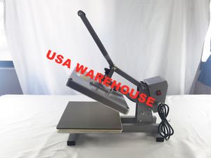 Usa Warehouse inch Heat Press Machine Transfer Sublimation Machines met Trekarm voor Kleding T shirt Mousepad Telefoonhoes