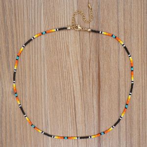 Wholesale dainty beaded necklace resale online - Chains Go2BoHo Western Tribal Choker Dainty Necklaces Multi Color Miyuki Seed Beads Necklace For Women Neck Chain Native Boho Jewelry