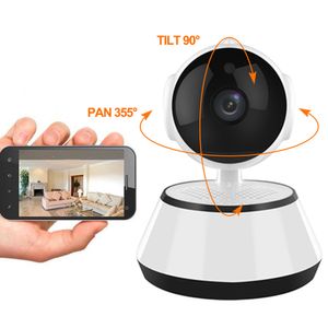 SmartCam 720P Wireless IP Camera: HD Night Vision Surveillance for Home Security, Baby Monitoring, & More - V380 Compatible