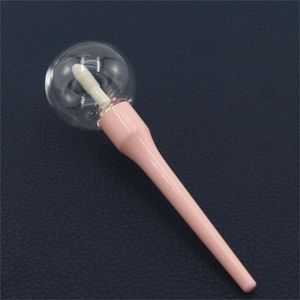 8ml lollipop labial emalj rörförvaring flaskor transparent rosa läppglansrör kvinnor läppstift