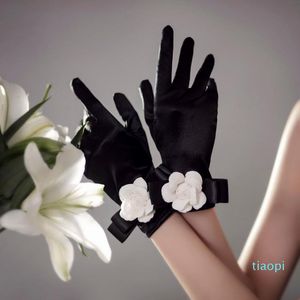 Fünf-Finger-Handschuhe, süße Blumen-Winter-Frauen-Fäustlinge, weiblich, großer Sommer, Fahren