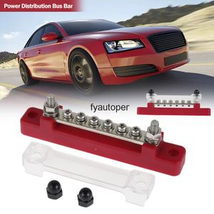 6 Terminal BusBar With Transparent Cover 130A AC/ 150A DC Power Distribution For Car Boat Marine Caravan RV XF-BB001C-6P