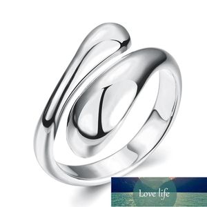 Rings de gota de água, anel de cor prata anéis de cor de prata para mulheres jóias jóias anilhos anillos anillos anilhas doloras A269 preço de fábrica especialista em design de qualidade mais recente estilo