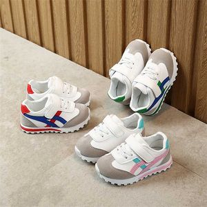 Bebek Ayakkabıları Çocuklar için Spor Erkek Kız Toddler Çocuklar Flats Sneakers Moda Rahat Bebek Yumuşak 220115