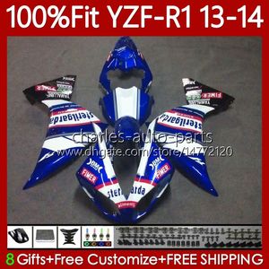 OEM Body Kit für Yamaha YZF-R1 YZF1000 YZF R 1 2013–2014 Moto-Karosserie 97Nr