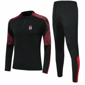 Besiktas jk crianças tamanho 4xs a 2xl conjuntos de treino de lazer dos homens ternos esportivos ao ar livre kits casa jaquetas calça terno esportivo