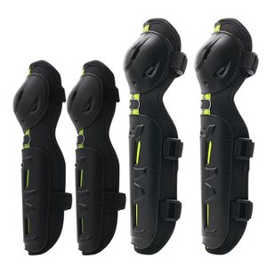 4pcs motocicleta engrenagem de proteção joelheira joelheira protetora de cotovelo motocross motocoss de ciclismo