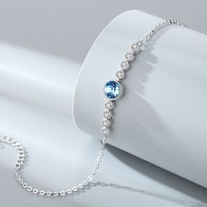 2021 925 Heart of the Sea Sterling Silver Brand Jewelry For Women Chain Clover Bracelet Praty Wedding Bracelets BS4745