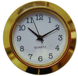 2021 Gold 1 7/16 inch plastic insert clock standand size arabic dial fit up clock PC21S movment