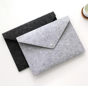 File Folder Felt Holder Documents Envelope Luxury Office Durable Briefcase Document Bag Paper Portfolio Case Letter Envelope SN6231