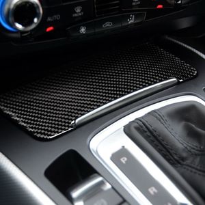 Новое для Audi A4 B8 A5 Q5 Аксессуары для внутренних интерьеров Углеродное волокно Автомобильный Центр управления B36B