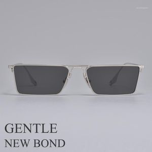 Wholesale bond frame for sale - Group buy Fashion Square Metal Prescription Glasses Frame Women Men Sunglasses GENTLE Bond UV400 Lens Sun