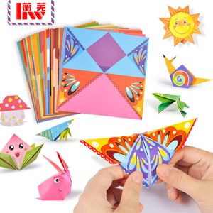 Montessori Toys DIY Kids Craft Toy 54 Pages 3D Cartoon Animal Origami Handcraft Paper Art Learning Educational Toys for Children