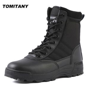 Tactical Military Boots Men Special Force Desert Combat Army Outdoor Hiking Ankle Shoes Work Safty 211023