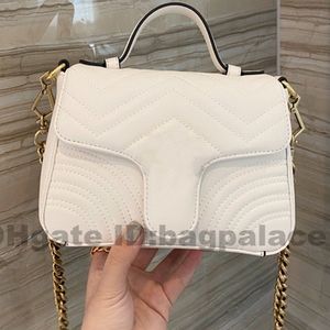 Luxurys Designers Bag Shoulder Bags Marmont Totes Mini 17CM Chains Leather CrossBody Handbags Girl Fashion Women Cross Body Clutch Handbag