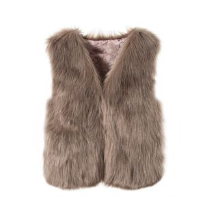 Zadorin jesień zima moda kamizelka kobiety faux futro kamizelka różowy biały krótki futro futro damskie futro gilet fourrure veste femme 211019