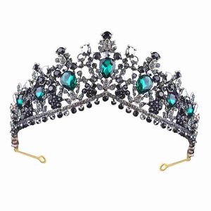 Haarklemmen Barrettes 7 Kleuren Stone Crystal Crowns Tiara Bruid Hoofdband voor Bruiloft Bridal Diadeem Koningin Crown Accessoires