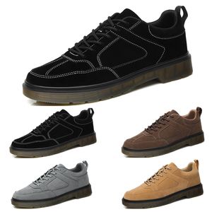 Triple Classic Shoes Leather Men Running Black Brown Grey Fashion Mens Trainers Outdoor Sports Sneakers Walking Runner 61 S