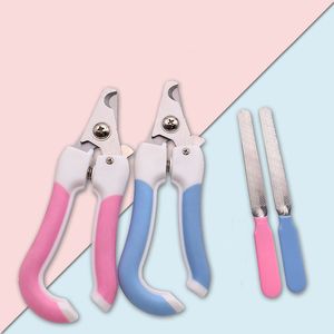 Pet Grooming Beauty Tools Rostfritt stål Nail Clippers Hundkatter Tillbehör Nails Cutters Set Husdjur Tillbehör Djur Trimmers File Claw Cutter Cut 5 5NY Y2