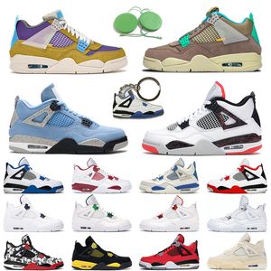 4 Nostalgia Basketball Shoes masculino feminino jumpman 4s Branco Oreo University Blue Black Cat Cool Grey ao ar livre treinador masculino