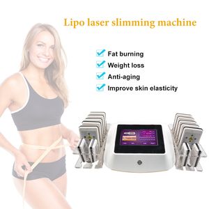 Lipo Laser Diode Lipolerer Slimming Burning Fat Celluliter Avlägsnande Skönhet Slim Machine Skin Föryngring Till Salu