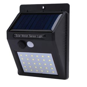 Wasserdichte 30 LED Solar Licht Solar Panel Power PIR Motion Sensor LED Garten Licht Außen Pathway Sense Solar Lampe Wand licht