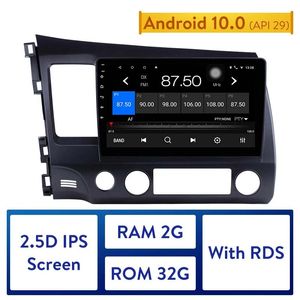 10.1 inç Android Araba DVD GPS Navigasyon Oyuncu 2006-2011 Honda Civic Bluetooth Autosteo için 2Din Radyo