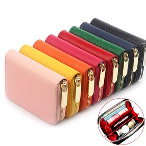 DHL50pcs Coin Purses Women PU Weave Prints Plain Cross Credit Card Holder Short Wallets Mix Color