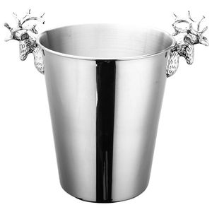 Ice Bucket Stainless Steel Wine Cooler Chiller Bottle Champagne Beer Cold Water Machine Bucke Buckets and Coolers